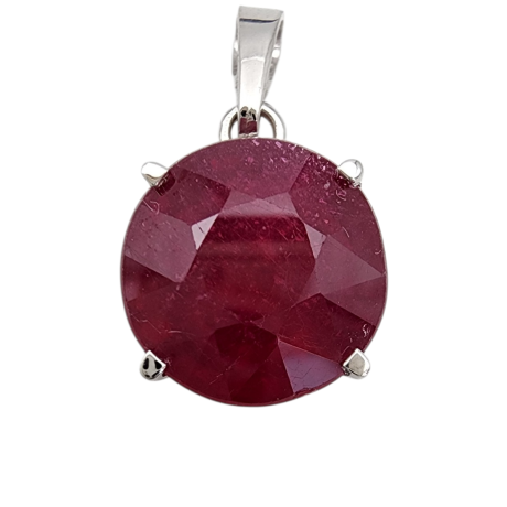 10.50 קראט רובי אמיתי גלס מטופל בזהב 14 קראט