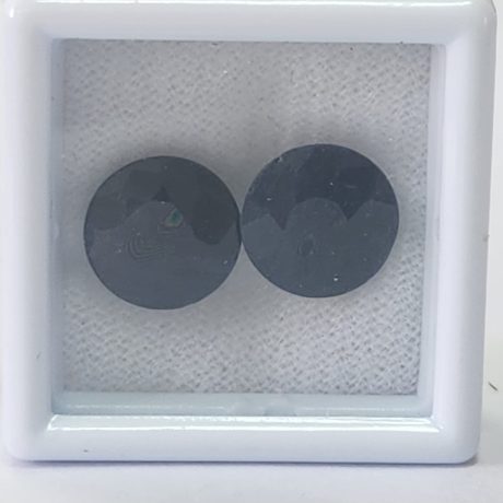 ספיר שחור טבעי 10 מ״מ לשיבוץ